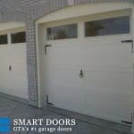 2 carriage style barn garage doors installed in Woodbridge