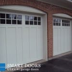 Cedar Overlay Garage Doors installation in Toronto