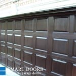 Raised panel fiberglass Garage door installed by smart doors
