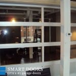 full view glass garage doors installed in Markham