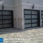 double glass garage doors installation project north York residence