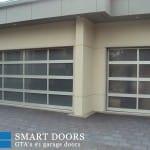 double glass garage doors installation project concord
