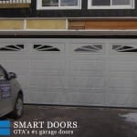 Garage Door replacement project Toronto featuring Raised Long Panel Garage Doors Installed