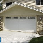 Garage Door replacement project featuring Raised Long Panel Garage Doors Installed and Replaced