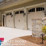 Carriage style double Garage Doors installed in King city