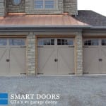 barn style garage door installed in Richmond hill