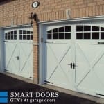 White Garage Doors installed by Smart doors