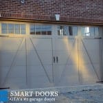 Carriage style overlay garage door replacement Toronto