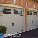 Carriage style double Garage Doors installed in Richmond