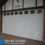 white aluminum garage door replacement Toronto