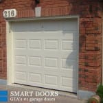 white Garage Door replacement Toronto