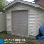 raised panel Garage door replacement in Toronto by smart doors