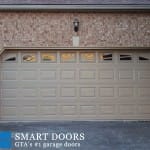 New Garage Doors with window inserts installed in Toronto