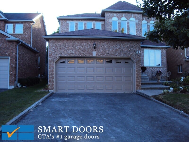 Aluminum Garage Doors installed in North York