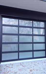 glass garage doors 