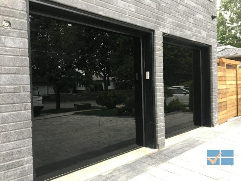 Aluminum and Glass Garage Doors