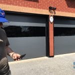 Toronto glass garage door installation project