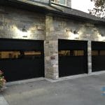 Premium black Garage Doors