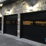 modern flush garage door installation in Toronto