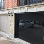 Modern Black Garage Door installed in Toronto by smart doors