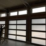 Triple Bay Custom Glass Garage Doors installation in Toronto
