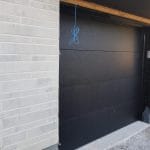 Black Smooth Garage Doors Installation Project in Toronto