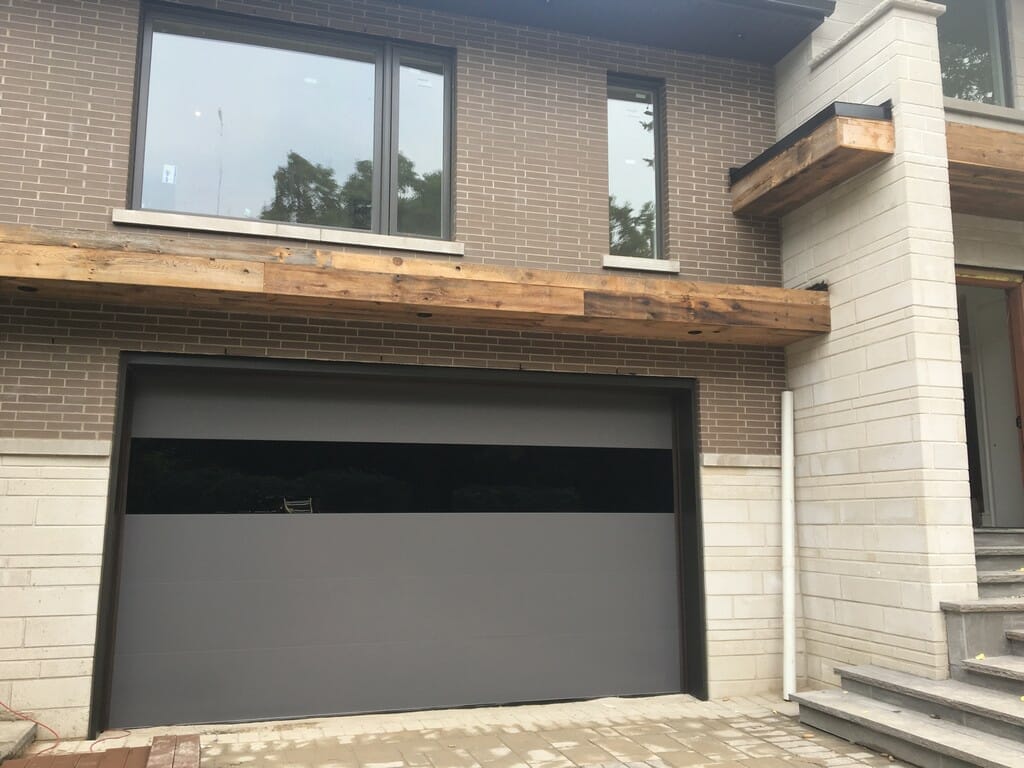 Modern Flush Garage Doors installed in Richmond Hill