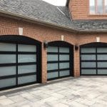 Glass Garage Doors Installed in Thornhill nearing Toronto