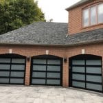 Check out these elegant glass garage doors installed by Smart Doors in Thornhill, Toronto| Toronto's #1 Overhead Garage Doors Replacement