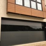 New Modern Black Garage Doors replaced in Toronto by Smart doors, Toronto's #1 Overhead Garage Doors Replacement Company