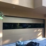 Smooth Garage Doors Installation With Glass Insert In Toronto