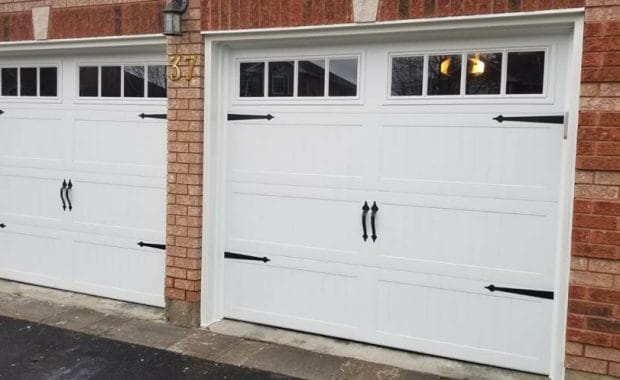 barn styled garage door by smart doors