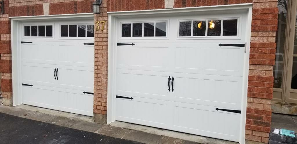 barn styled garage door by smart doors