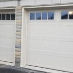 white garage door by smart doors